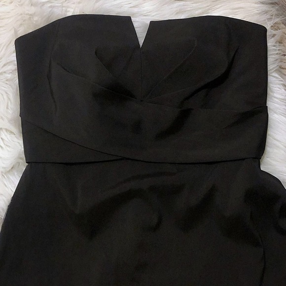 WHBM V-Cut Strapless Fit & Flare Cocktail Dress - Picture 8 of 8